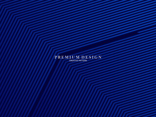 Blue abstract background with modern corporate concept. Vector horizontal template for digital lux business banner, contemporary formal invitation, luxury voucher, prestigious gift certificate.
