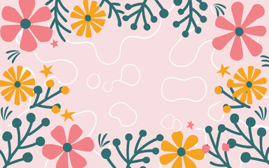 Abstract background poster. Good for fashion fabrics, postcards, email header, wallpaper, banner, events, covers, advertising, and more. Valentine's day, women's day, mother's day background.