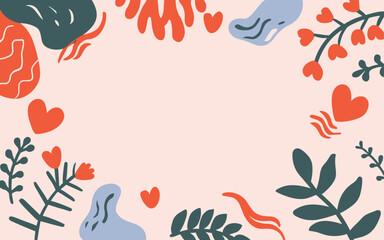 Abstract background poster. Good for fashion fabrics, postcards, email header, wallpaper, banner, events, covers, advertising, and more. Valentine's day, women's day, mother's day background.