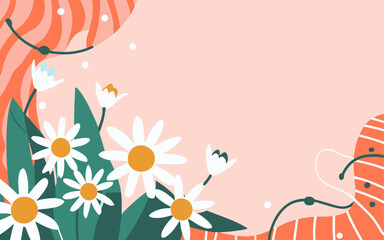 Abstract background poster. Good for fashion fabrics, postcards, email header, wallpaper, banner, events, covers, advertising, and more. Valentine's day, women's day, mother's day background.