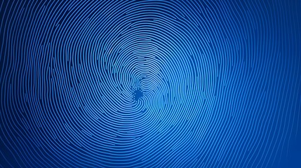 A single fingerprint is displayed on a vibrant blue background. This image can be used in various contexts