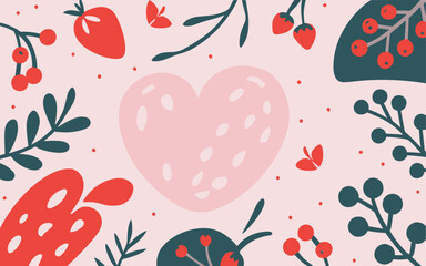 Abstract background poster. Good for fashion fabrics, postcards, email header, wallpaper, banner, events, covers, advertising, and more. Valentine's day, women's day, mother's day background.