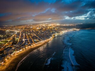 Aerial View Playa Las Canternas
