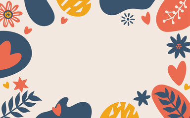 Abstract background poster. Good for fashion fabrics, postcards, email header, wallpaper, banner, events, covers, advertising, and more. Valentine's day, women's day, mother's day background.