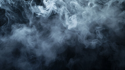 "Whispers of the Unknown: Enigmatic Smoke Billowing in Moody Hues"