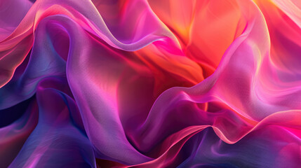 Fototapeta premium Satin Waved Fabric