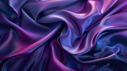 Fototapeta premium Fluid Silk Fabric with Folds