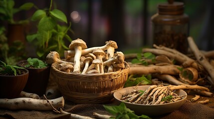 dry mushrooms
