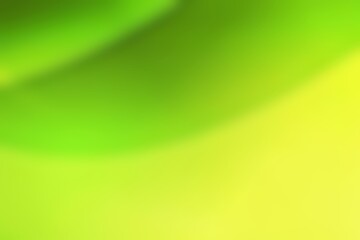 Abstract blurred background image of green, yellow colors gradient used as an illustration. Designing posters or advertisements.