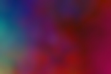 Abstract blurred background image of blue, red, purple colors gradient used as an illustration. Designing posters or advertisements.