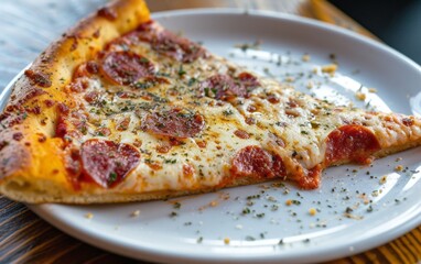 Photo of slice of pizza from the United States