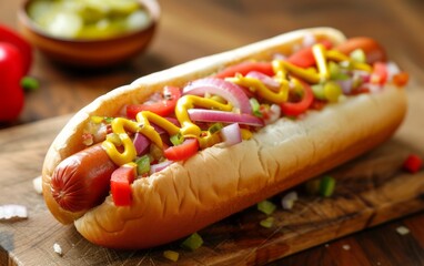 Photo of hot dog from the United States