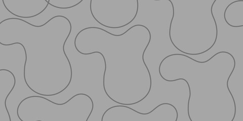 Abstract line on a gray background. Black abstract line banner on gray background.