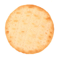Round cracker biscuit