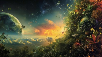 Gaia's Embrace: An Environmental Planet Odyssey