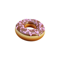 Donuts 3d icon vector illustration design 