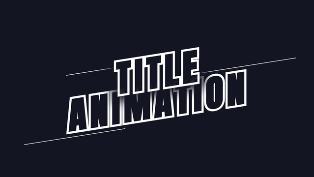 Title Animation