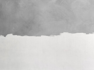 Painted white  grunge  half cement wall texture background