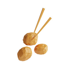 Karage 3d icon vector illustration design