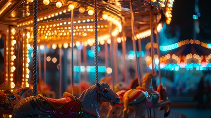 Merry-Go-Round Lights, Carnival Day