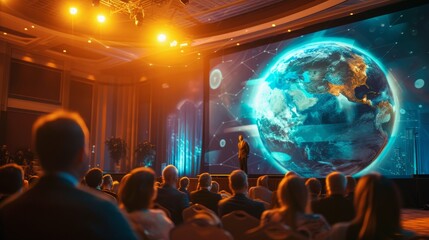 Fototapeta premium Pinnacle Prosperity: Global Investment Summit