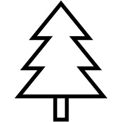 Fir Tree Vector Icon