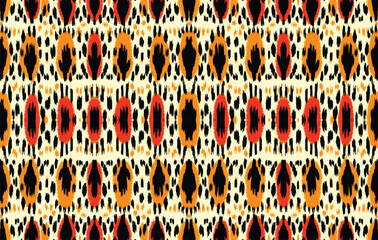 Abstract seamless pattern, seamless wallpaper, seamless background designed for use for interior, wallpaper, fabric, curtain, carpet, clothing, Batik, satin, background, illustration, Embroidery style