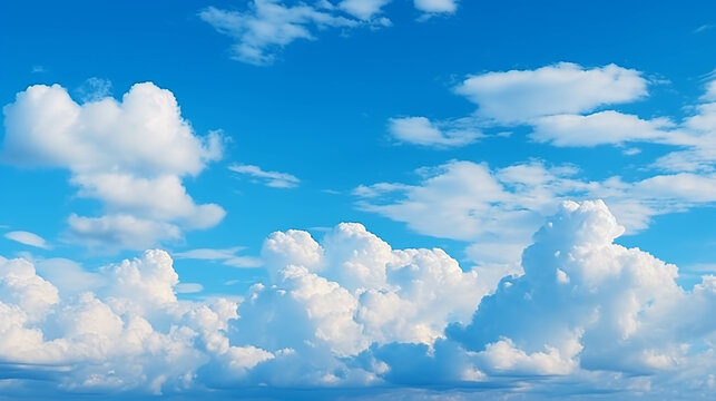blue sky with clouds high definition(hd) photographic creative image
