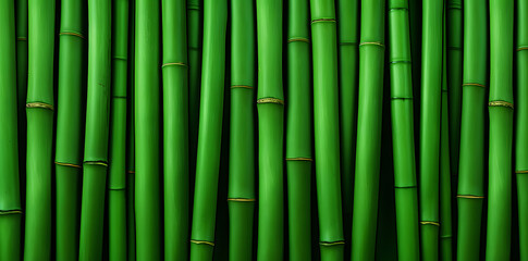 Obraz premium Background green bamboo texture