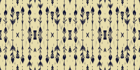 Abstract seamless pattern, seamless wallpaper, seamless background designed for use for interior, wallpaper, fabric, curtain, carpet, clothing, Batik, satin, background, illustration, Embroidery style