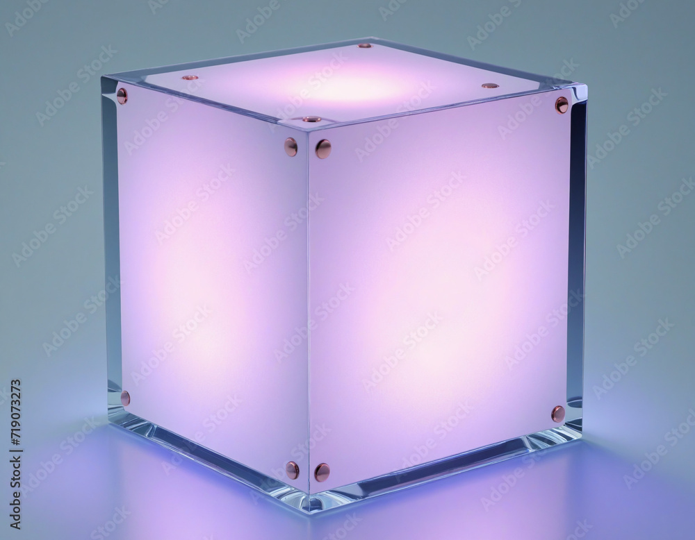 Poster 3d cube rendering