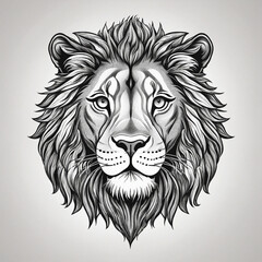 Fototapeta premium Lion Logo Illustration Version 7