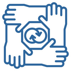 Partnership Icon Element For Design
