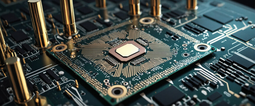 advanced computing power. Abstract background in technology. Hand-edited generative programming.