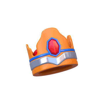 In-game crowns vector illustration
