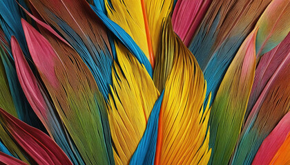 Natural colors create beautiful abstract art in macro photography