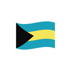 Flag of Bahamas vector symbol