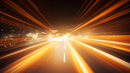 Obraz premium Neon speed abstract background, digital abstract background