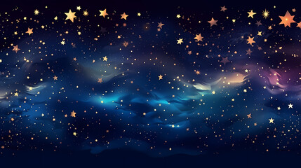 Obraz premium Festive decorative glitter lights background banner. Colorful abstract background with glitter