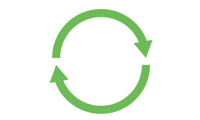 回転矢印（循環）サイクル　アイコン　アップロード	