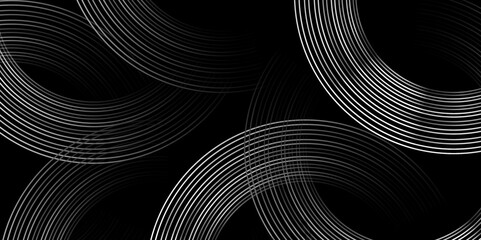 Blurred abstract line from LED light on the black,artwork on black background - for display, desktop or mobile app - vertical shape/form,curved lines monochrome geometric pattern,