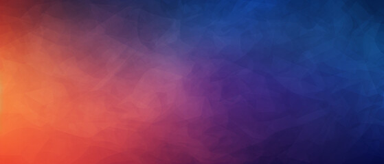 Blue, orange, and purple grainy gradient background.