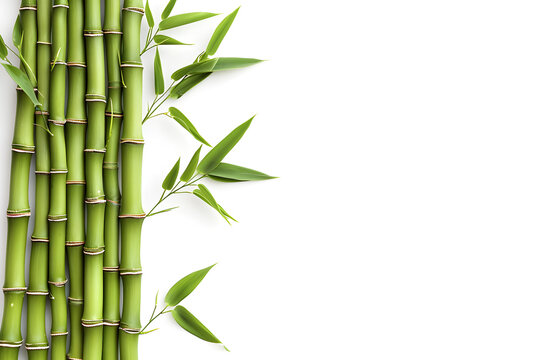 Bamboo background with place for text