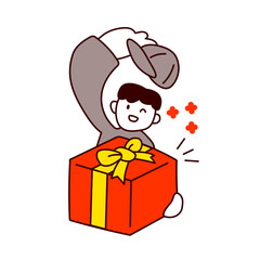 荷物を持つ配達員2