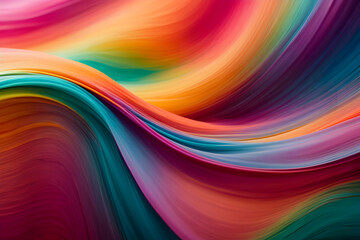 Fototapeta premium Abstract Vibrant Gradient background. Saturated Colors Smears