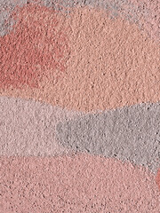 Fototapeta premium Pink background. Pink aesthetic. Pink and gray cosmetic clay. Natural texture from loam and silt. Healing natural silica earth. Beauty and cosmetology background. For skin and face. Pink layout.