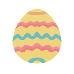 Yellow easter egg