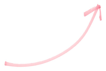 pink arrows isolated on transparent background