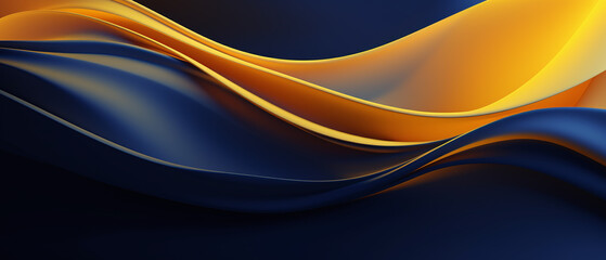 Navy and gold-colored abstract background, abstract wave background.