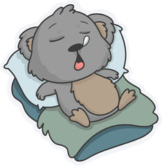 cute koala vector